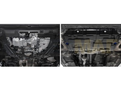 Защита картера и КПП Rival для Haval F7/F7x 2019-2021