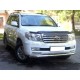 Защита переднего бампера 76 мм для Toyota Land Cruiser 200 2007-2011