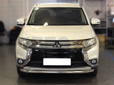 Защита переднего бампера 53 мм для Mitsubishi Outlander № MOU15_1