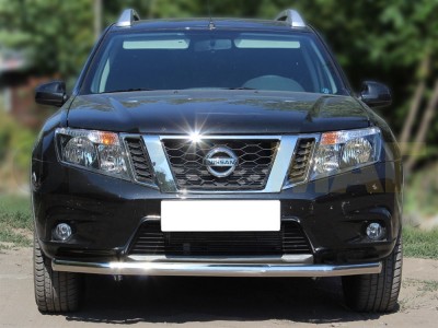 Защита переднего бампера 60 мм для Nissan Terrano № NT14_1