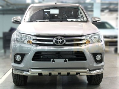 Защита переднего бампера Shark 76 мм для Toyota Hilux № TH15_1.2