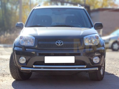Защита передняя двойная 60-53 мм для Toyota RAV-4 № TR 1.2