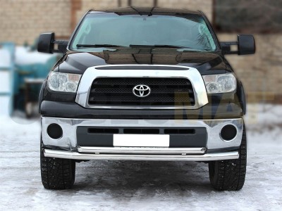 Защита передняя двойная 76-60 мм для Toyota Tundra № TTU_1