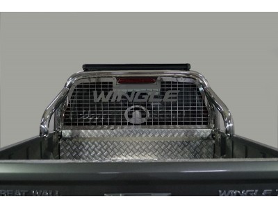 Защита кузова и заднего стекла 76 мм со светодиодной фарой для Great Wall Wingle № GRWALWING720-28