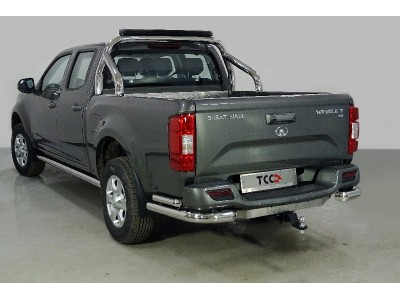 Защита задняя двойные уголки 76-50 мм для Great Wall Wingle № GRWALWING720-38