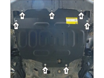 Усиленная защита картера двигателя, КПП (2 мм, сталь) для Tiggo 8 Pro Max 2022-, 7 Pro Max 2022-,Tiggo 7 2019-2020, Tiggo 7 Pro 2020-2024, Xcite X-Cross 7 2024-,Tiggo 8 2020-2024,8 Pro 2021-2024,Tiggo 4 2019-2023,4 Pro 2022-, Exeed LX 2022-