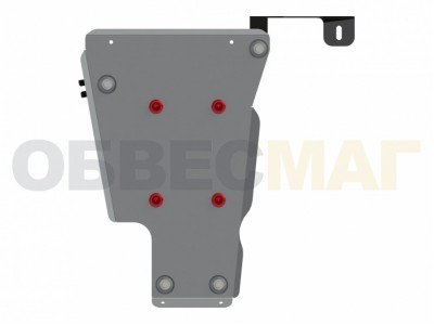 Защита топливного бака SmartLine алюминий 3 мм для Renault Duster № 18.SL 9025