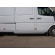 Порог алюминиевый Slim Line Silver ТСС для Mercedes-Benz Sprinter 2014-2018