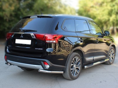 Защита задняя уголки 53 мм для Mitsubishi Outlander № MOU15_3.2