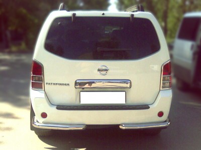 Защита задняя уголки 76 мм для Nissan Pathfinder № NP10 4.2