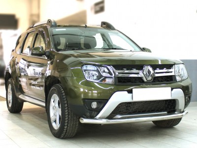 Защита переднего бампера 60 мм для Renault Duster № RD_1