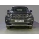Защита переднего бампера волна 76 мм ТСС для Toyota Land Cruiser Prado 150 2017-2020