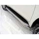 Защита штатных порогов 42 мм ТСС для Toyota Land Cruiser Prado 150 2017-2021