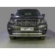 Защита передняя двойная 76-75 мм ТСС для Toyota Land Cruiser Prado 150 2017-2020