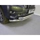 Защита передняя двойная 76-75 мм ТСС для Toyota Land Cruiser Prado 150 2017-2020