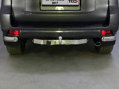 Фаркоп ТСС надпись Land Cruiser для Toyota Land Cruiser Prado 150