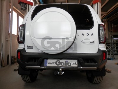 Фаркоп оцинкованный для Lada Niva Travel 2021-н.в., Chevrolet Niva 2123 2008-2020, Lada Niva 2020-2021 условно-съемное крепление шара