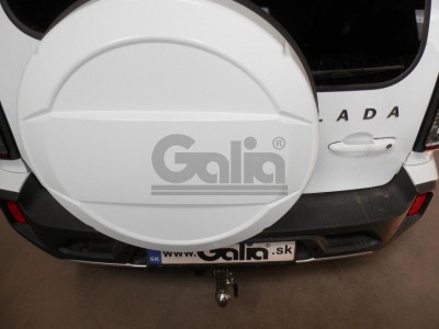 Фаркоп оцинкованный для Lada Niva Travel 2021-н.в., Chevrolet Niva 2123 2008-2020, Lada Niva 2020-2021 условно-съемное крепление шара