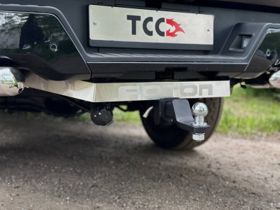 Фаркоп (шар E, надпись Tunland V9) для Foton Tunland V9 2.0 Diesel АКПП 4WD 2025-н.в. №TCU00446