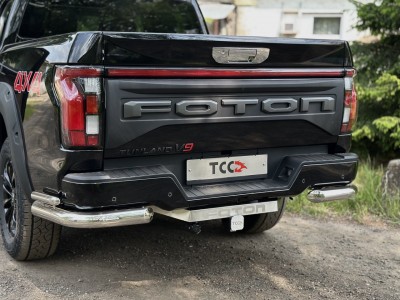 Фаркоп (шар E нерж., надпись Tunland V9) для Foton Tunland V9 2.0 Diesel АКПП 4WD 2025-н.в.