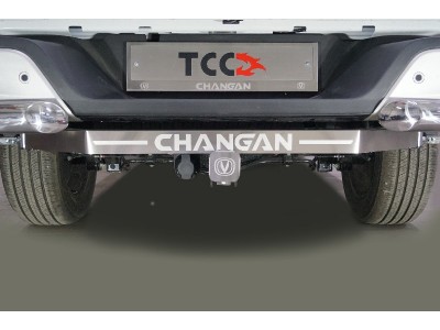 Фаркоп (шар E нерж., надпись Changan) ТСС для Changan Hunter Plus 2.0 4WD 2023 – н.в.