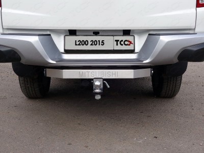 ТСУ Фаркоп ТСС с надписью Mitsubishi, шар E нержавеющий для Mitsubishi L200 № TCU00091N