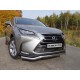 Защита переднего бампера кенгурин 60 мм ТСС для Lexus NX-300h 2014-2017
