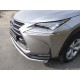 Защита переднего бампера кенгурин 60 мм ТСС для Lexus NX-300h 2014-2017