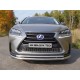 Защита передняя двойная 60-42 мм ТСС для Lexus NX-300h 2014-2017