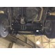 Защита заднего моста (2 мм, сталь) для Suzuki Jimny 2019-н.в. (V - 1.5 AT/MT 4WD)