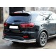 Защита заднего бампера "волна" d-60+43 Технотек для Kia Sorento Prime 2018 – н.в.