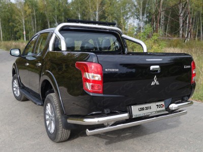 Защита кузова пикапа с фарой 76 мм для Mitsubishi L200 № MITL20015-19