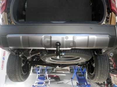 Фаркоп оцинкованный для Toyota Land Cruiser J250 2023-н.в., Lexus GX J250 2023-н.в. условно-съемное крепление шара