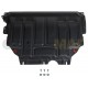 Защита картера и КПП Автоброня, сталь 2 мм для Volkswagen Tiguan/Skoda Karoq/Kodiaq 2016-2021