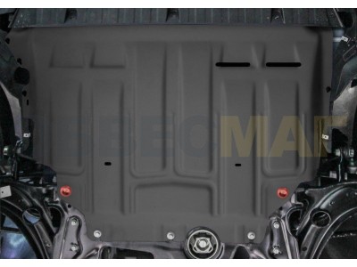 Защита картера и КПП Автоброня, сталь 2 мм для Volkswagen Tiguan/Skoda Karoq/Kodiaq 2016-2021