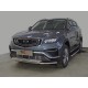 Защита передняя нижняя (двойная) 42,4/42,4 мм ТСС для Geely Atlas PRO 1.5L 4WD 2021 – н.в.