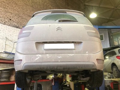 Защита картера и КПП сталь 2 мм для CITROEN C4 Grand Picasso/Jumpy 2016 - 2018