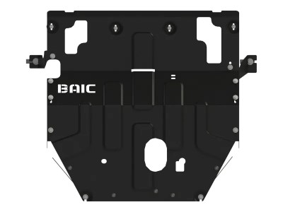 Защита картера и КПП Шериф сталь 1,5 мм для Baic X35 2019 – н.в. 61.5450 CP