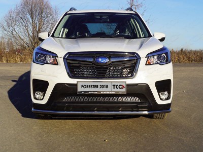 Защита переднего бампера 42 мм для Subaru Forester SK № SUBFOR18-17