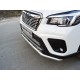 Решётка радиатора верхняя 12 мм ТСС для Subaru Forester SK 2018-2021