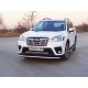Решётка радиатора верхняя 12 мм ТСС для Subaru Forester SK 2018-2021