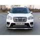 Решётка радиатора верхняя 12 мм ТСС для Subaru Forester SK 2018-2021