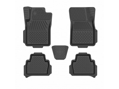 Коврики салона Rezkon резиновые 4 штуки для Toyota Land Cruiser Prado 150 № 1034030200