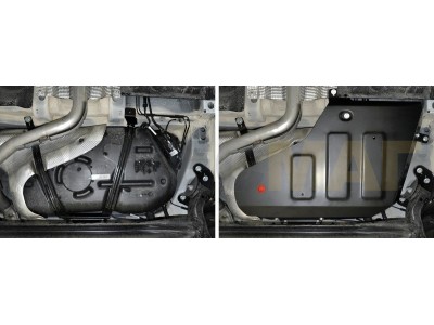Защита топливного бака Автоброня, сталь 2 мм для Geely Сoolray 2019-2021
