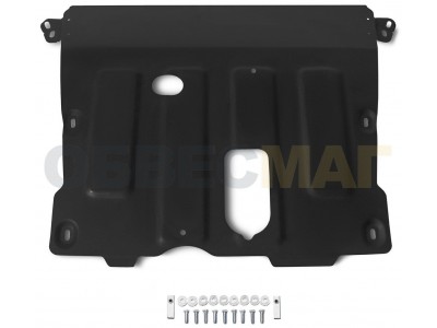 Защита картера и КПП Автоброня, сталь 2 мм для Nissan Terrano/Renault Duster/Arkana/Kaptur/Arkana № 111.04736.1