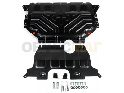 Защита картера + КПП, сталь 2 мм для Volkswagen Teramont № 111.05861.2