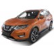 Пороги алюминиевые Rival Black для Nissan Qashqai/X-Trail/Renault Koleos 2015-2021
