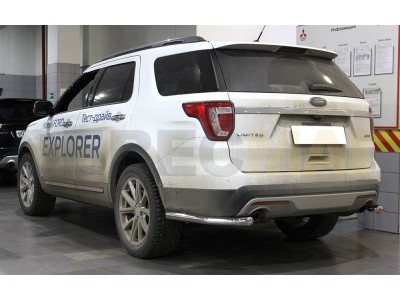 Защита задняя уголки 60 мм для Ford Explorer № FE2015_3