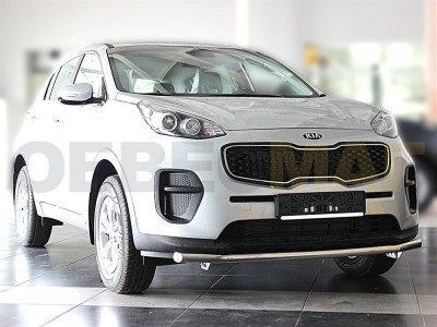 Защита переднего бампера 53 мм для Kia Sportage № KSP16_1