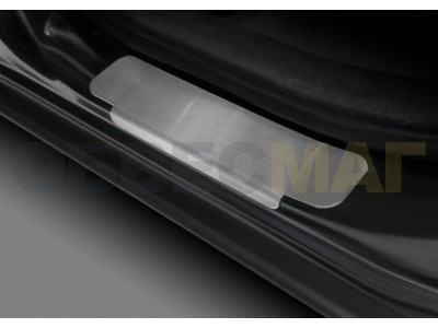 Накладки на пороги Rival с надписью, 4 шт для Toyota RAV4 2005-2010